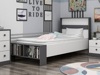 190x69x90 cm, Antracit;Alb