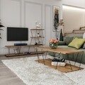 Set mobilier living, Kalune Design, Basak, PAL, Pin Atlantic / Negru