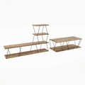 Set mobilier living, Kalune Design, Basak, PAL, Pin Atlantic / Negru