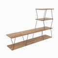 Set mobilier living, Kalune Design, Basak, PAL, Pin Atlantic / Negru