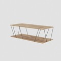 Set mobilier living, Kalune Design, Basak, PAL, Pin Atlantic / Negru