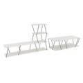Set mobilier living, Kalune Design, Basak, PAL, Alb/Negru