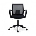 Scaun de birou, Lemont, Mesh, 63x90x60 cm, Tapițerie: 100% POLIESTER, Negru