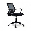 Scaun de birou, Lemont, Mesh, 63x90x60 cm, Tapițerie: 100% POLIESTER, Negru