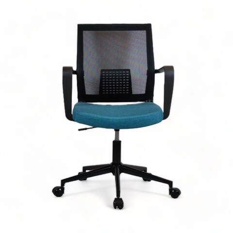 Scaun de birou, Lemont, Mesh, 63x90x60 cm, Tapițerie: 100% POLIESTER, Albastru