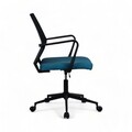 Scaun de birou, Lemont, Mesh, 63x90x60 cm, Tapițerie: 100% POLIESTER, Albastru