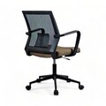 Scaun de birou, Lemont, Mesh, 63x90x60 cm, Tapițerie: 100% POLIESTER, Maro