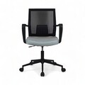 Scaun de birou, Lemont, Mesh, 60x63x90 cm, Tapițerie: 100% POLIESTER, Gri