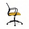 Scaun de birou, Lemont, Mesh, 63x90x60 cm, Tapițerie: 100% POLIESTER, Galben