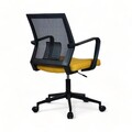 Scaun de birou, Lemont, Mesh, 63x90x60 cm, Tapițerie: 100% POLIESTER, Galben