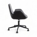 Scaun de birou, Lemont, Dora, 62x77x60 cm, Tapițerie: 100% POLIESTER, Negru / Antracit