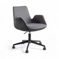 Scaun de birou, Lemont, Dora, 62x77x60 cm, Tapițerie: 100% POLIESTER, Negru / Antracit