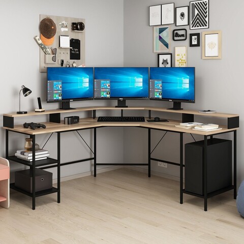 Birou, Minerva, Power, 180x90x60 cm, PAL, Dore