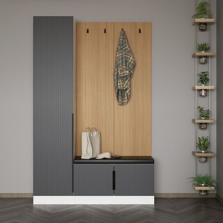 135x210x35 cm, Antracit