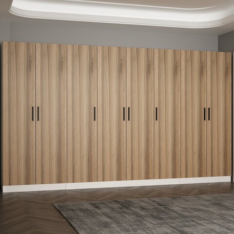 Cuier de perete, Minerva, Noah, 360x210x35 cm, PAL, Maro