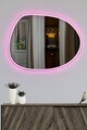 Oglinda cu Iluminare Led, Mirrorland, Piago, Oglinda acrilica;MDF, Roz