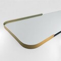 Oglinda decorativa, Neostill, Smooth, 60x130 cm, MDF , Auriu