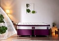 Saltea de pat, Niron, Violet 150x200 cm Double Size Middle Firm Mattress, Coperta: Tesatura tricotata, Alb/Mov