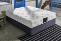 Saltea de pat, Niron, Visco Fusion 140x200 cm Double Size Memory Foam and Pocket Spring Luxury Soft Mattress, Husă: țesătură specială din bumbac tricotat , Alb