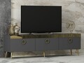 Comoda TV, Odessa, Safar, 150x30x45 cm, PAL, Antracit