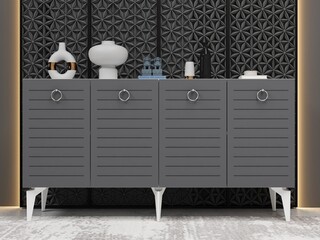 150x79x40 cm, Alb;Antracit