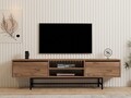 Comoda TV, Puqa Design, Tauber, 180x50x40 cm, PAL, Maro
