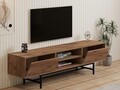 Comoda TV, Puqa Design, Tauber, 180x50x40 cm, PAL, Maro