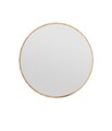 Oglinda decorativa, Siam, Ozze, 60x60x2 cm, MDF , Natural