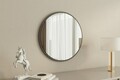Oglinda decorativa, Siam, Ozze, 60x60x2 cm, MDF , Antracit