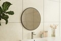 Oglinda decorativa, Siam, Ozze, 60x60x2 cm, MDF , Antracit