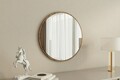 Oglinda decorativa, Siam, Ozze, 60x60x2 cm, MDF , Maro