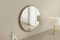 Oglinda decorativa, Siam, Ozze, 60x60x2 cm, MDF , Maro