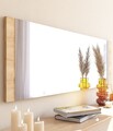 Oglinda decorativa, Siam, Azus, 40x120x2 cm, MDF , Natural