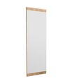 Oglinda decorativa, Siam, Azus, 40x120x2 cm, MDF , Natural
