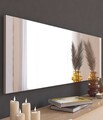 Oglinda decorativa, Siam, Azus, 40x120x2 cm, MDF , Alb