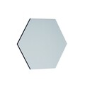 Oglinda decorativa, Siam, Zeo, 70x60x2 cm, MDF , Negru