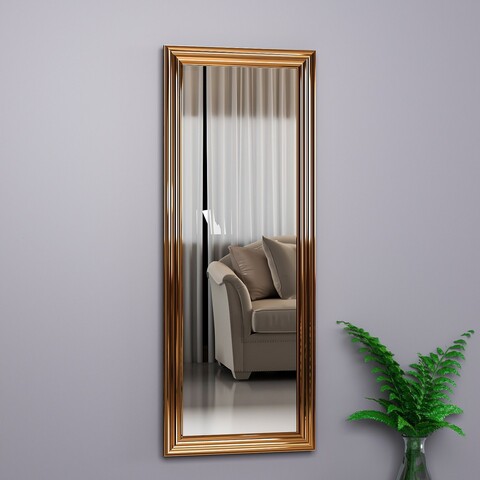Oglinda decorativa, Hanah Home, Smooth, Bronz