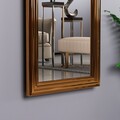 Oglinda decorativa, Hanah Home, Smooth, Bronz