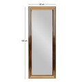 Oglinda decorativa, Hanah Home, Smooth, Bronz