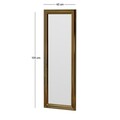 Oglinda decorativa, Hanah Home, Smooth, Auriu