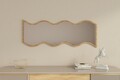 Oglinda decorativa, Siam, Safi, 40x120x2 cm, MDF , Alb / Natural