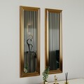 Set 2 oglinzi decorative, Siam, Candy, MDF , Auriu