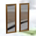 Set 2 oglinzi decorative, Siam, Candy, MDF , Auriu