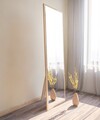 Oglinda decorativa, Siam, Tessa, 50x160x2 cm, MDF , Natural