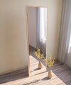 Oglinda decorativa, Siam, Tessa, 50x160x2 cm, MDF , Natural