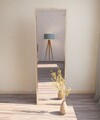 Oglinda decorativa, Siam, Tessa, 50x160x2 cm, MDF , Natural