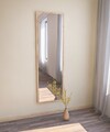 Oglinda decorativa, Siam, Tessa, 50x160x2 cm, MDF , Natural