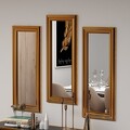 Set 3 oglinzi decorative, Siam, Lavia, MDF , Bronz