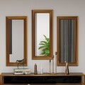 Set 3 oglinzi decorative, Siam, Lavia, MDF , Bronz