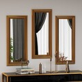 Set 3 oglinzi decorative, Siam, Lavia, MDF , Bronz